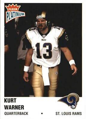 Kurt Warner #122 2003 Fleer Platinum Football