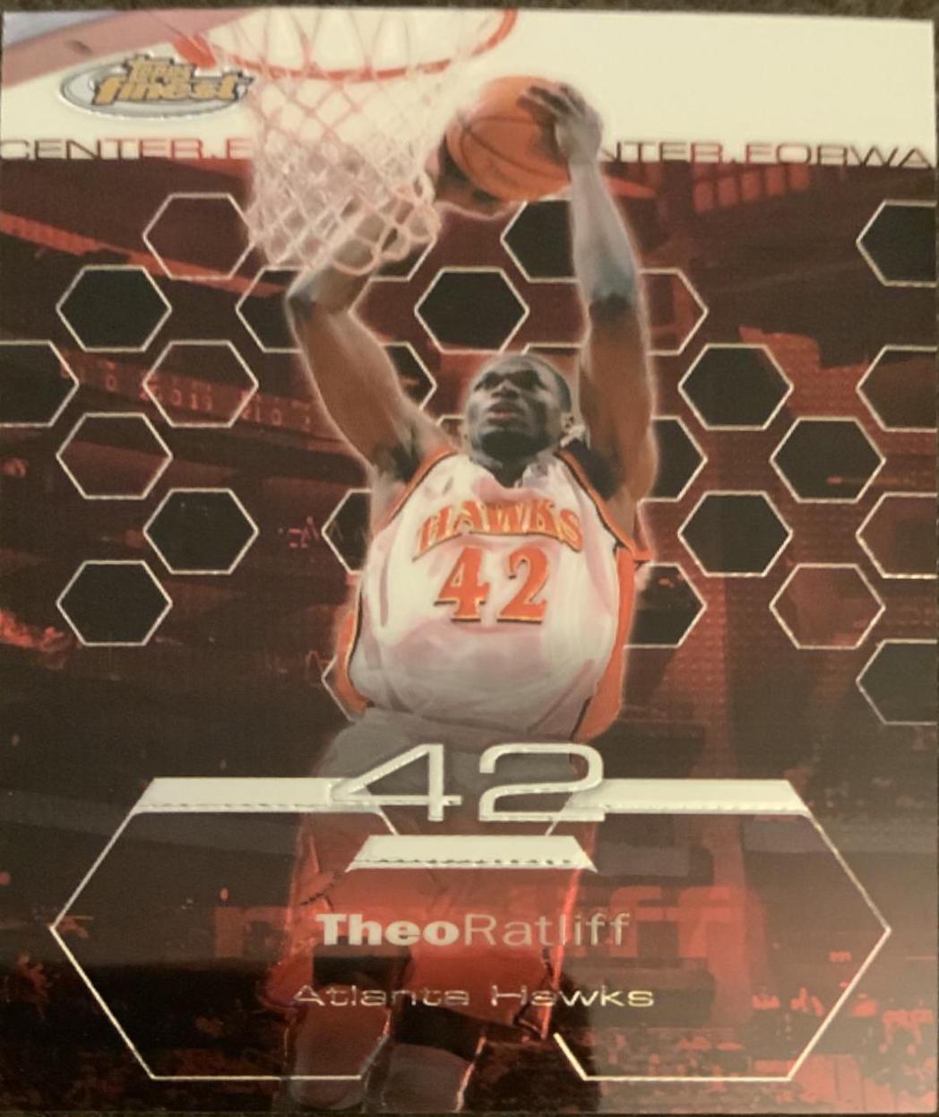 Theo Ratliff #75 Basketball Cards 2002 Finest