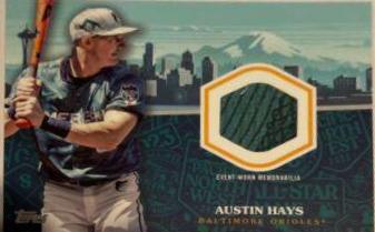 Austin Hays #ASR-HAY Baseball Cards 2023 Topps Update All Star Stitches