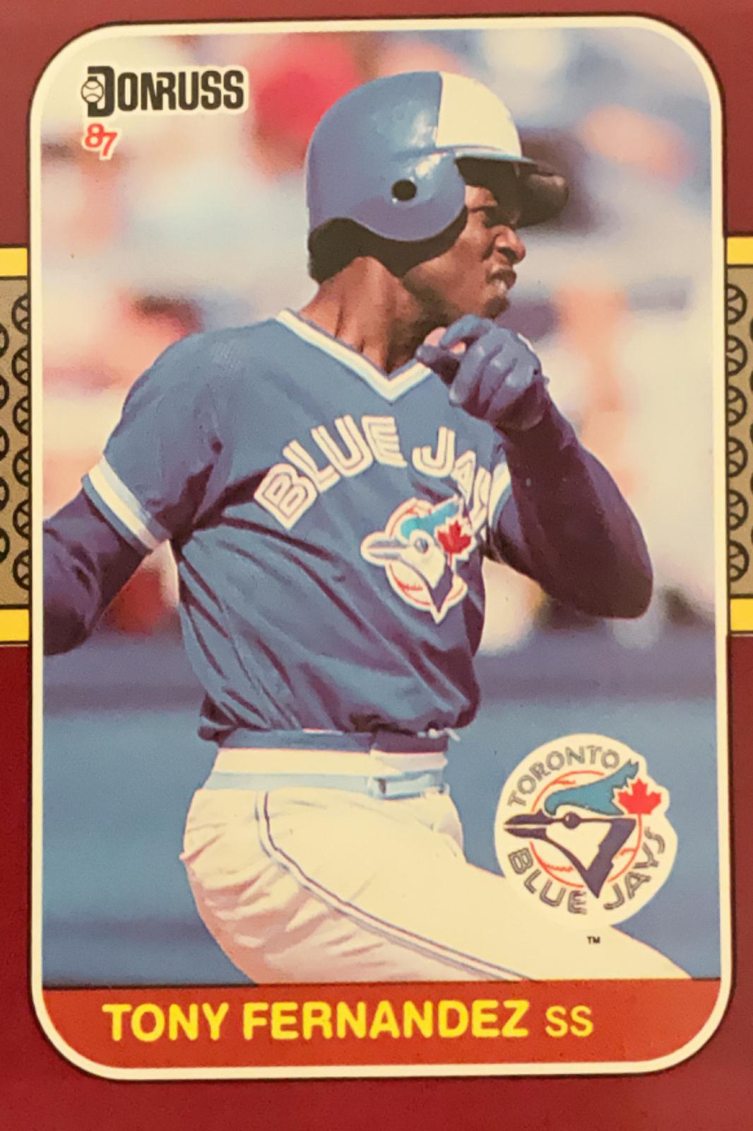 Tony Fernandez #35 Baseball Cards 1987 Donruss Opening Day