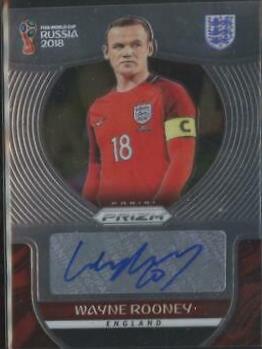 Wayne Rooney #S-WR 2018 Panini Prizm World Cup Signatures Soccer