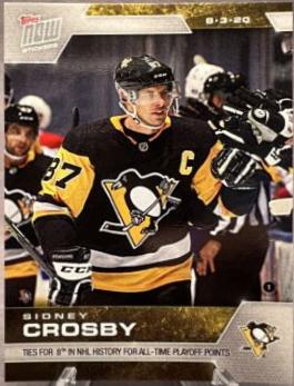 Sidney Crosby #20 Hockey Cards 2019 Topps Now NHL Stickers
