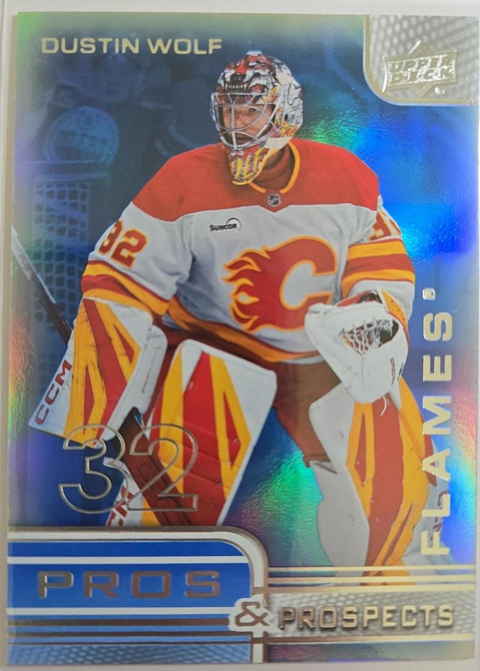 Dustin Wolf #PP-8 2025 Upper Deck Extended Series Pros And Prospects Hockey