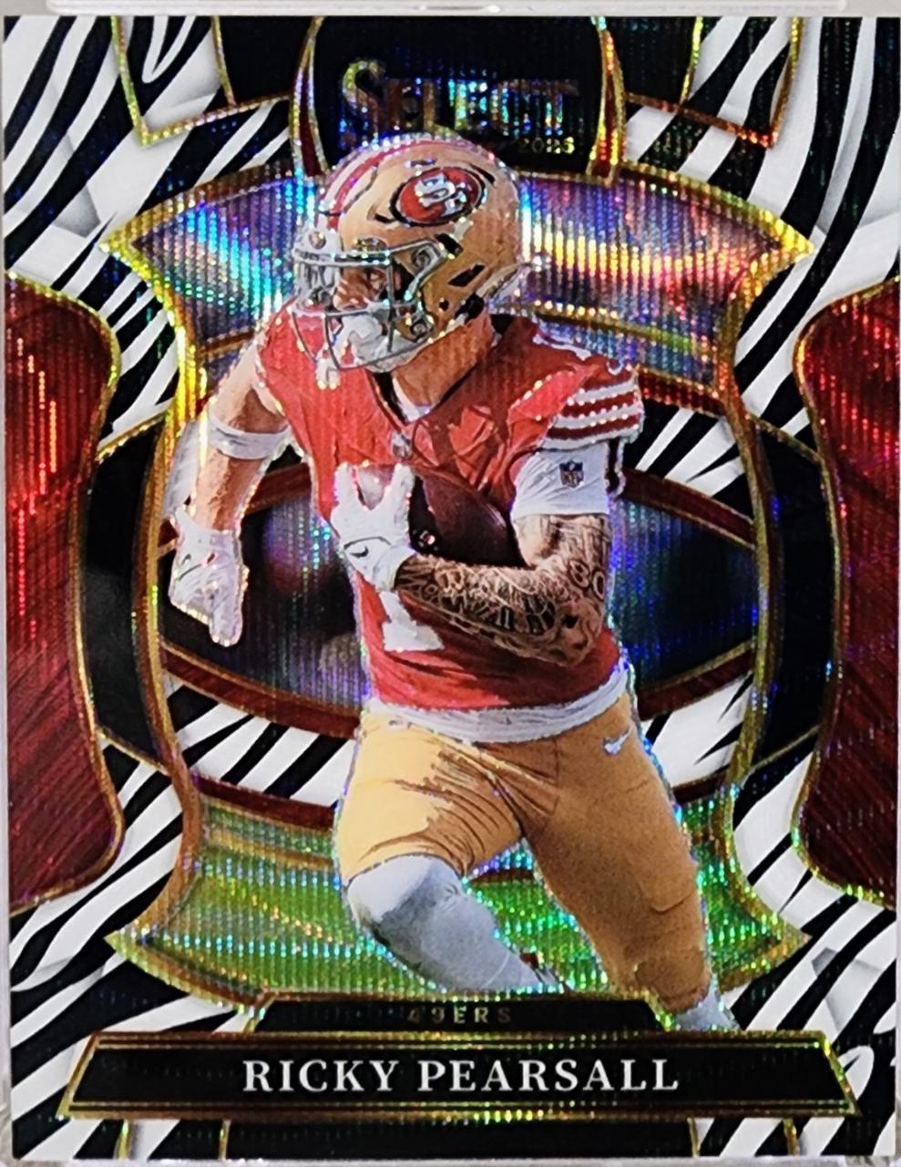Ricky Pearsall [Zebra Prizm] #16 Prices | 2025 Panini Select | Football ...