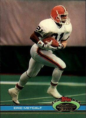 Eric Metcalf #5 Football Cards 1991 Stadium Club
