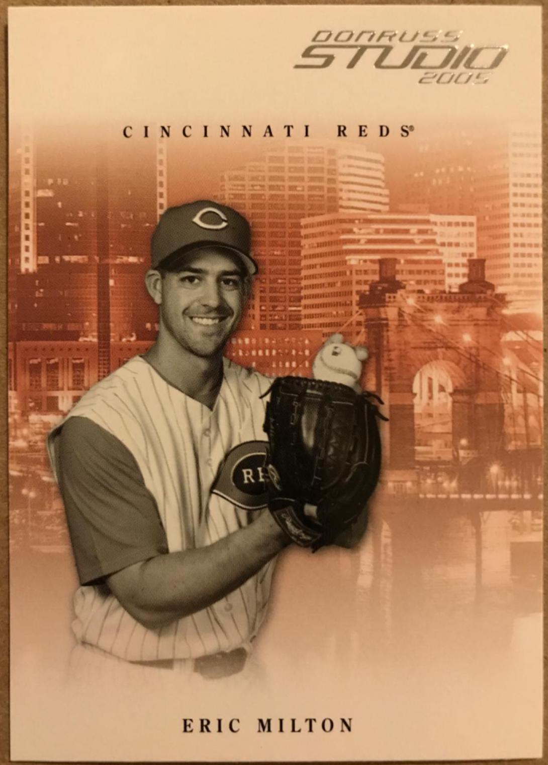 Eric Milton #82 Baseball Cards 2005 Donruss Studio