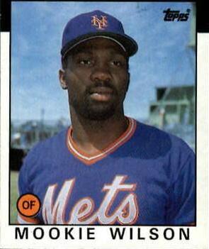 Mookie Wilson #315 Baseball Cards 1986 Topps