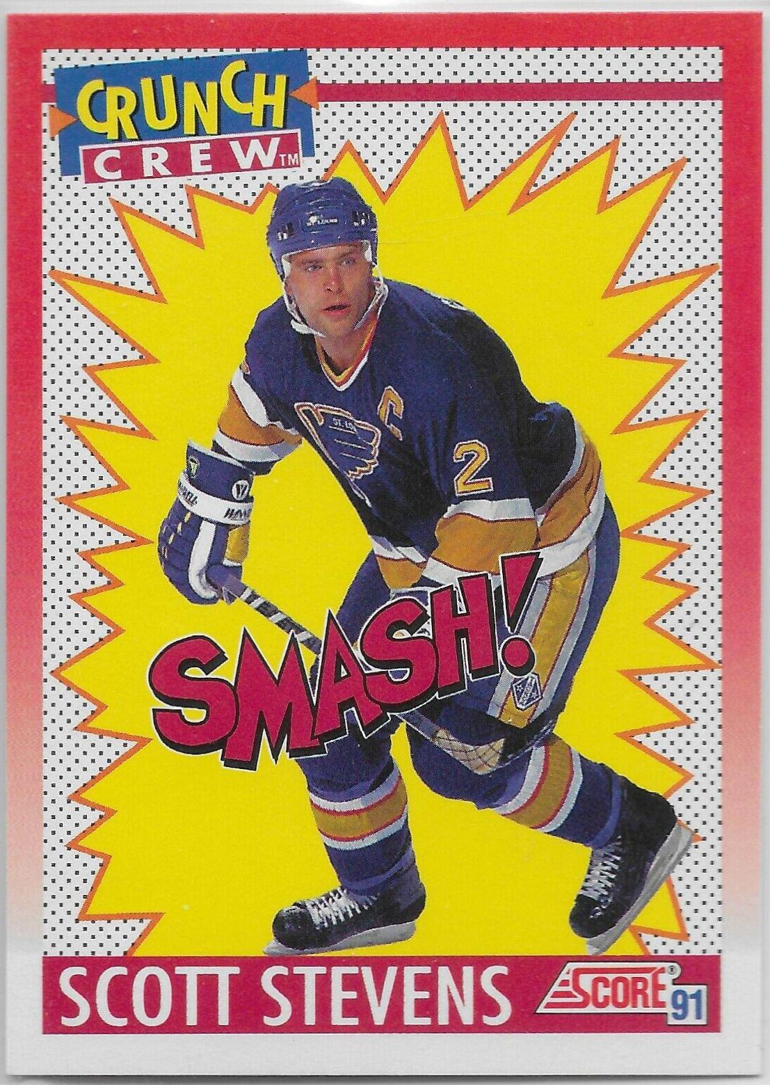 Scott Stevens #307 Hockey Cards 1991 Score Canadian