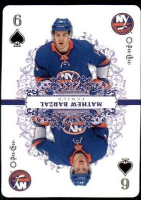 Mathew Barzal #6 Hockey Cards 2022 O Pee Chee Playing Cards
