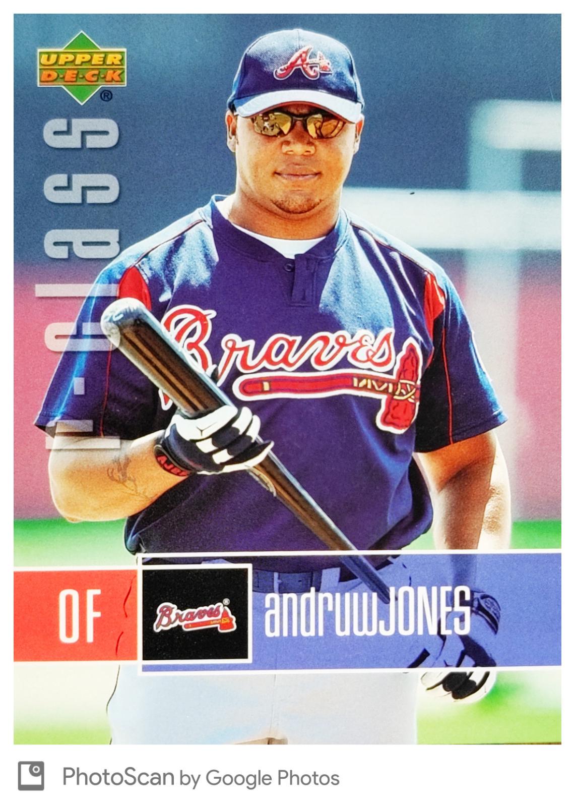Andruw Jones #58 Baseball Cards 2004 Upper Deck R Class
