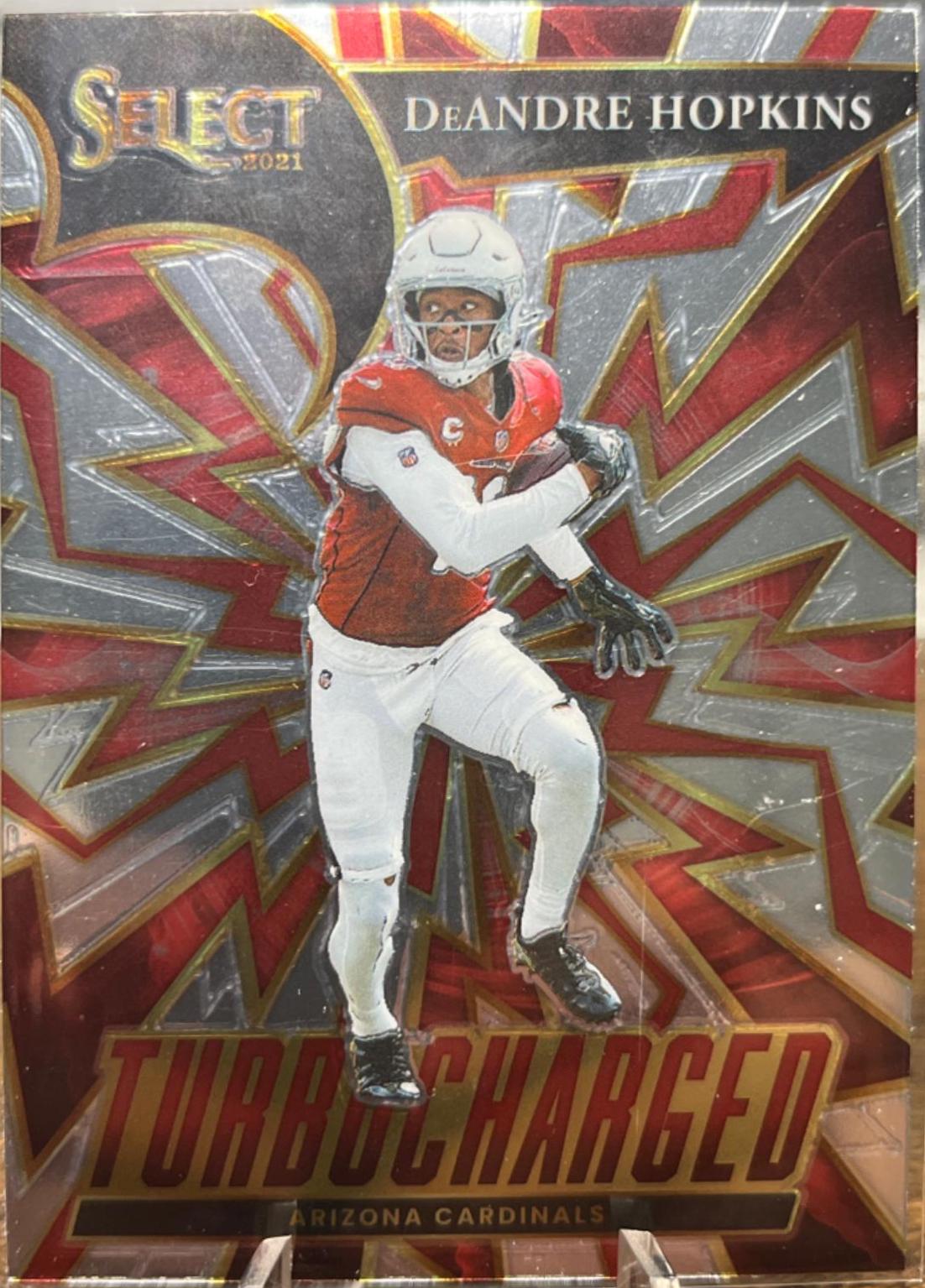 DeAndre Hopkins #TUR-19 Football Cards 2021 Panini Select Turbocharged