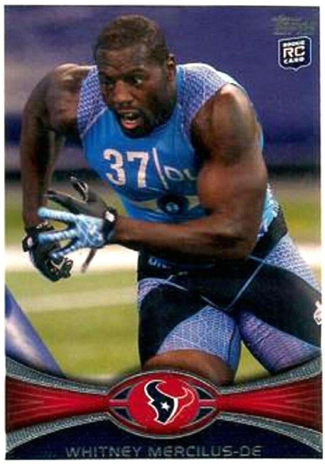 Whitney Mercilus #156 Football Cards 2012 Topps