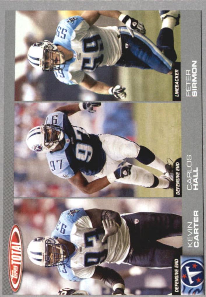Kevin Carter, Carlos Hall, Peter Sirmon [Silver] #305