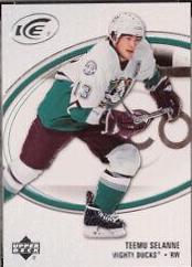 Teemu Selanne #4 Hockey Cards 2005 Upper Deck Ice