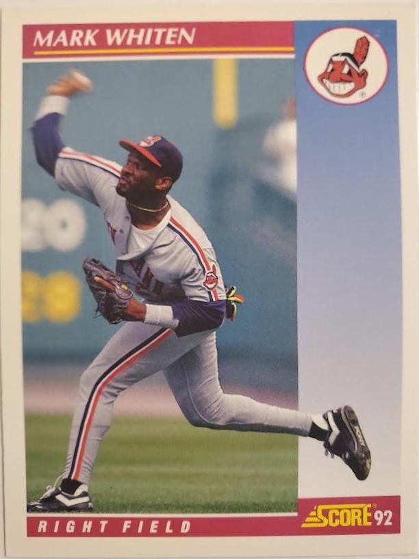Mark Whiten #587 Baseball Cards 1992 Score