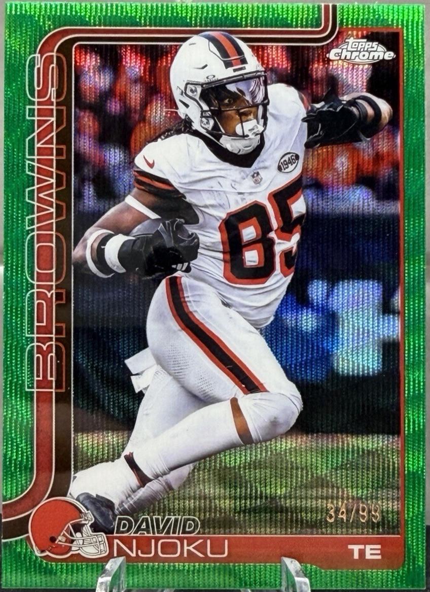 David Njoku [Green Wave Refractor] #69