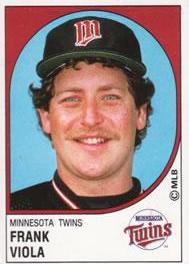 Frank Viola #134 Baseball Cards 1988 Panini Stickers