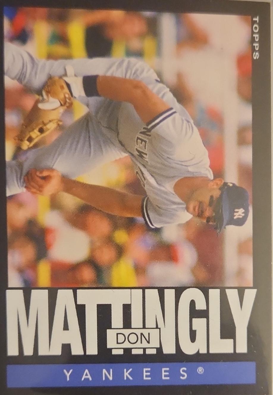 Don Mattingly #94 2021 Topps Throwback Thursday Baseball