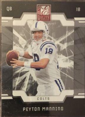 Peyton Manning #42 Football Cards 2009 Panini Donruss Elite