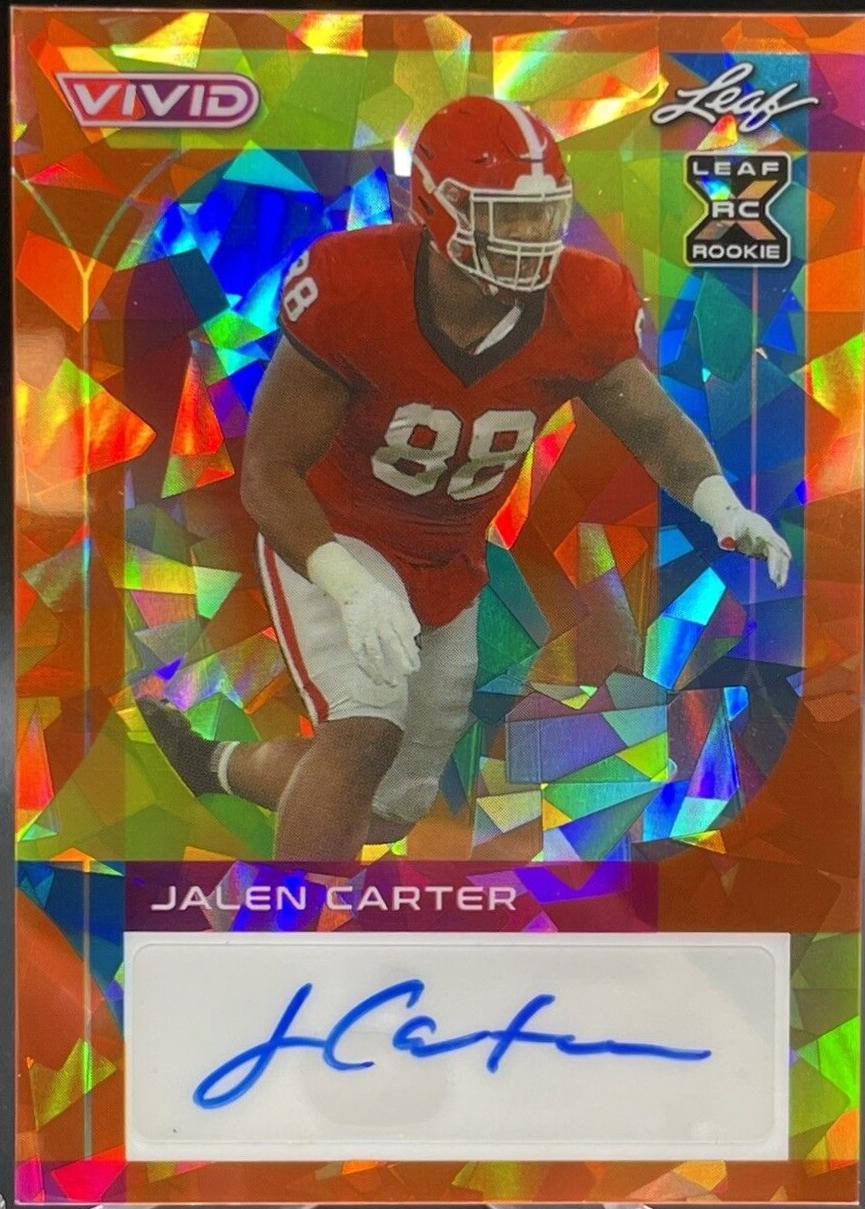 Jalen Carter [Prismatic Orange] #BA-JC1