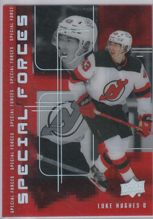 Luke Hughes #SF-3 Hockey Cards 2023 Upper Deck Special Forces