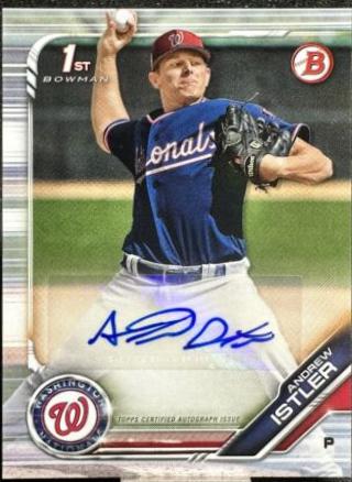 Andrew Istler #PA-AI Baseball Cards 2019 Bowman Prospect Autographs