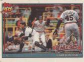 Carlton Fisk #2 Baseball Cards 1991 Topps Cracker Jack Series 2