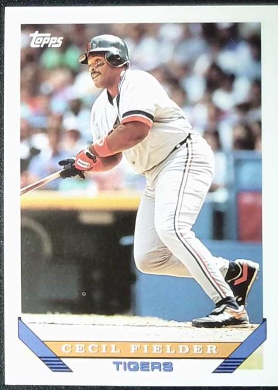 Cecil Fielder #80 Baseball Cards 1993 Topps
