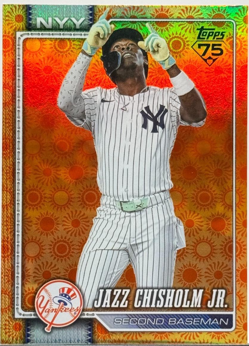 2026 Topps Series 2 Jazz Chisholm Jr. [Holiday Sunshine Variation] #393 card