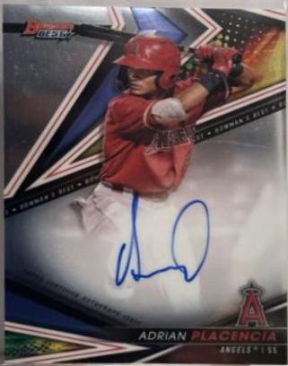 Adrian Placencia #B22-AP Baseball Cards 2022 Bowman's Best of Autographs