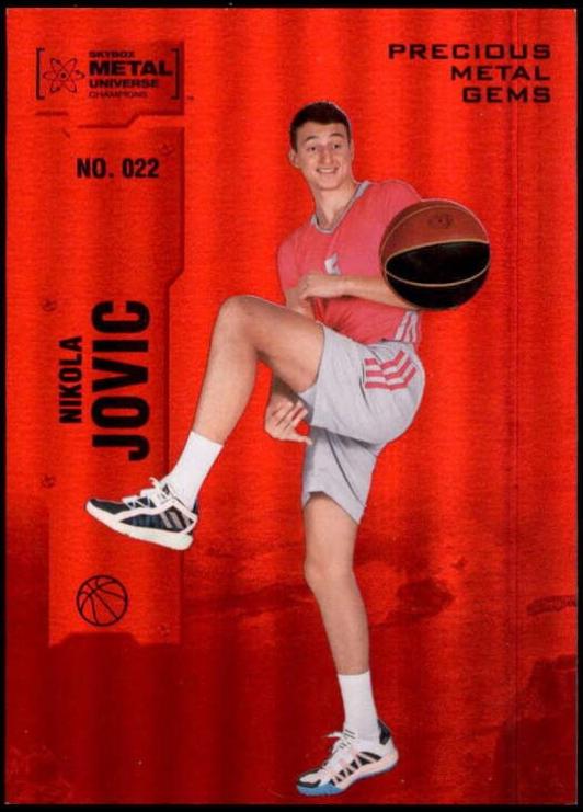 Nikola Jovic [Red Precious Metal Gems] #22