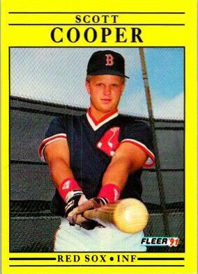 Scott Cooper #91 Baseball Cards 1991 Fleer