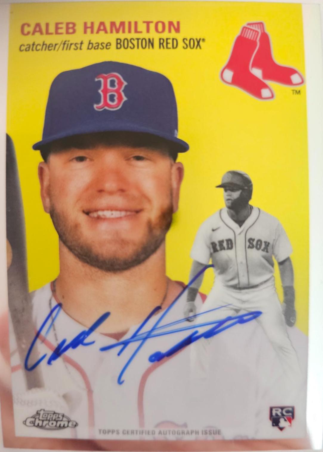 Caleb Hamilton #CPA-CH Baseball Cards 2023 Topps Chrome Platinum Anniversary Autograph