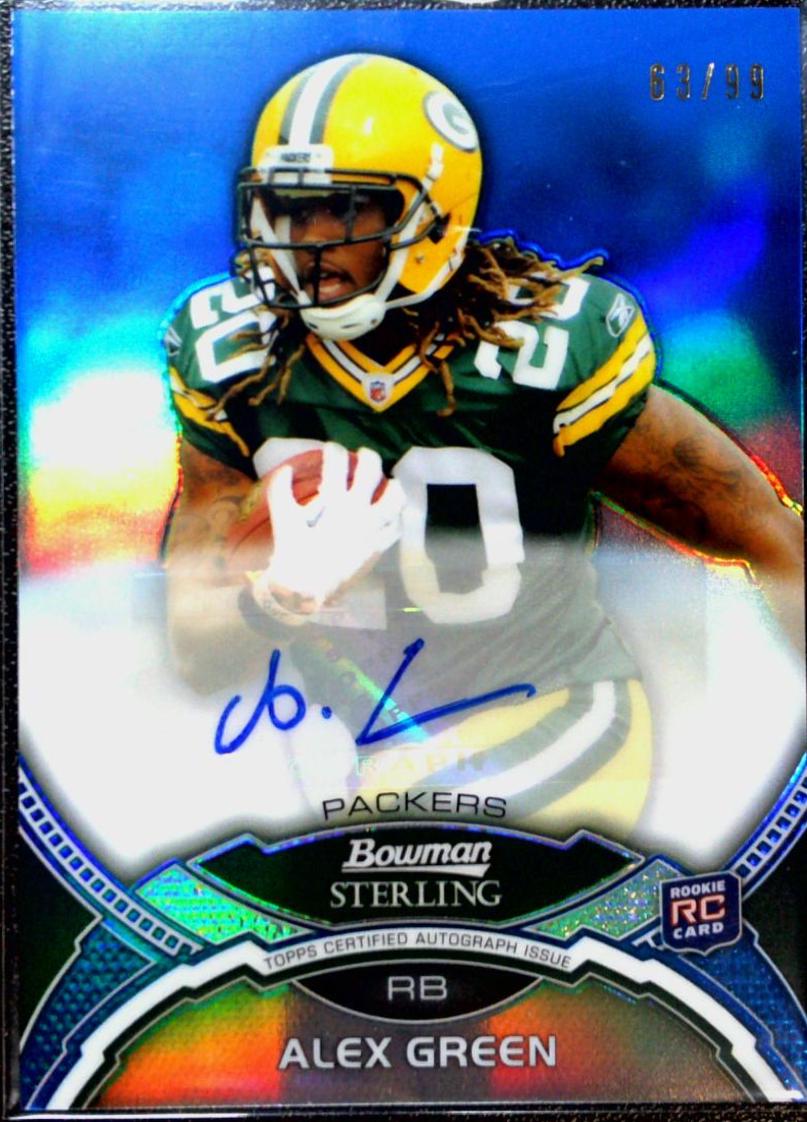 Alex Green #BSA-AG 2011 Bowman Sterling Autograph Football