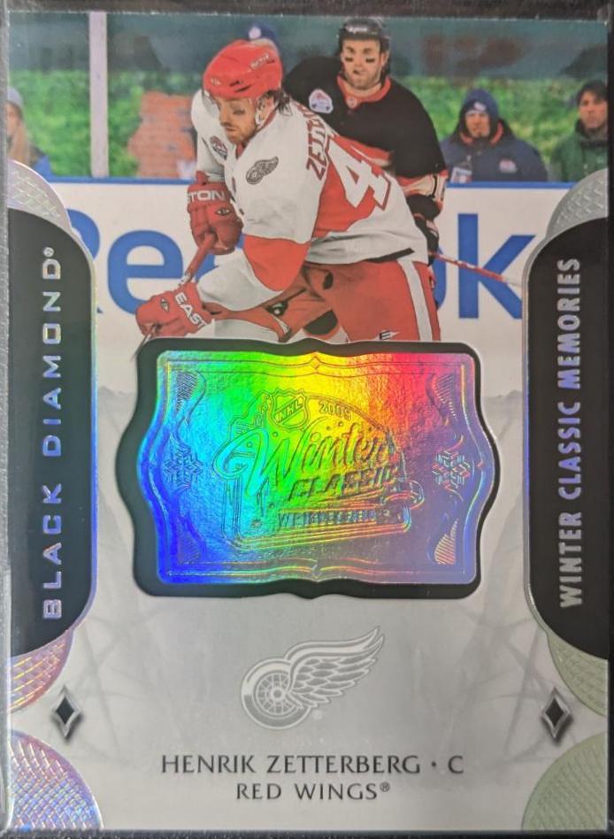 Henrik Zetterberg #WC-HZ Hockey Cards 2020 Upper Deck Black Diamond Winter Classic Memories