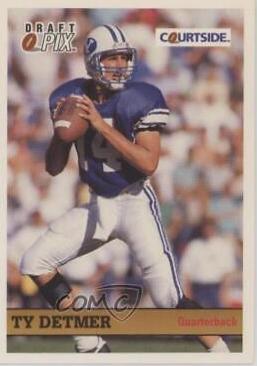 Ty Detmer #25 Football Cards 1992 Courtside