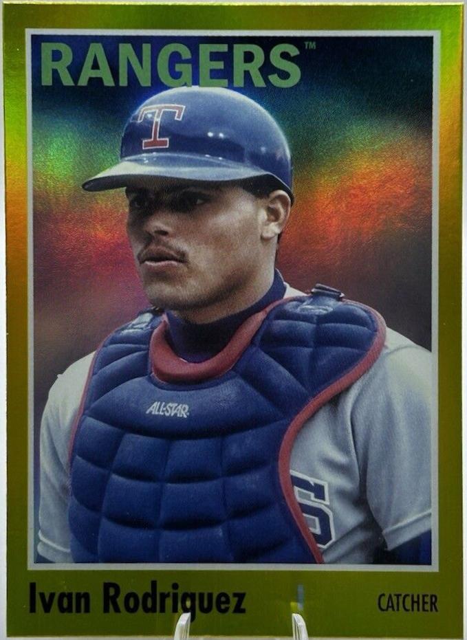 Ivan Rodriguez [Yellow Foilboard] #129