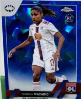 Catarina Macario #85 Soccer Cards 2022 Topps Chrome UEFA Women's Champions League