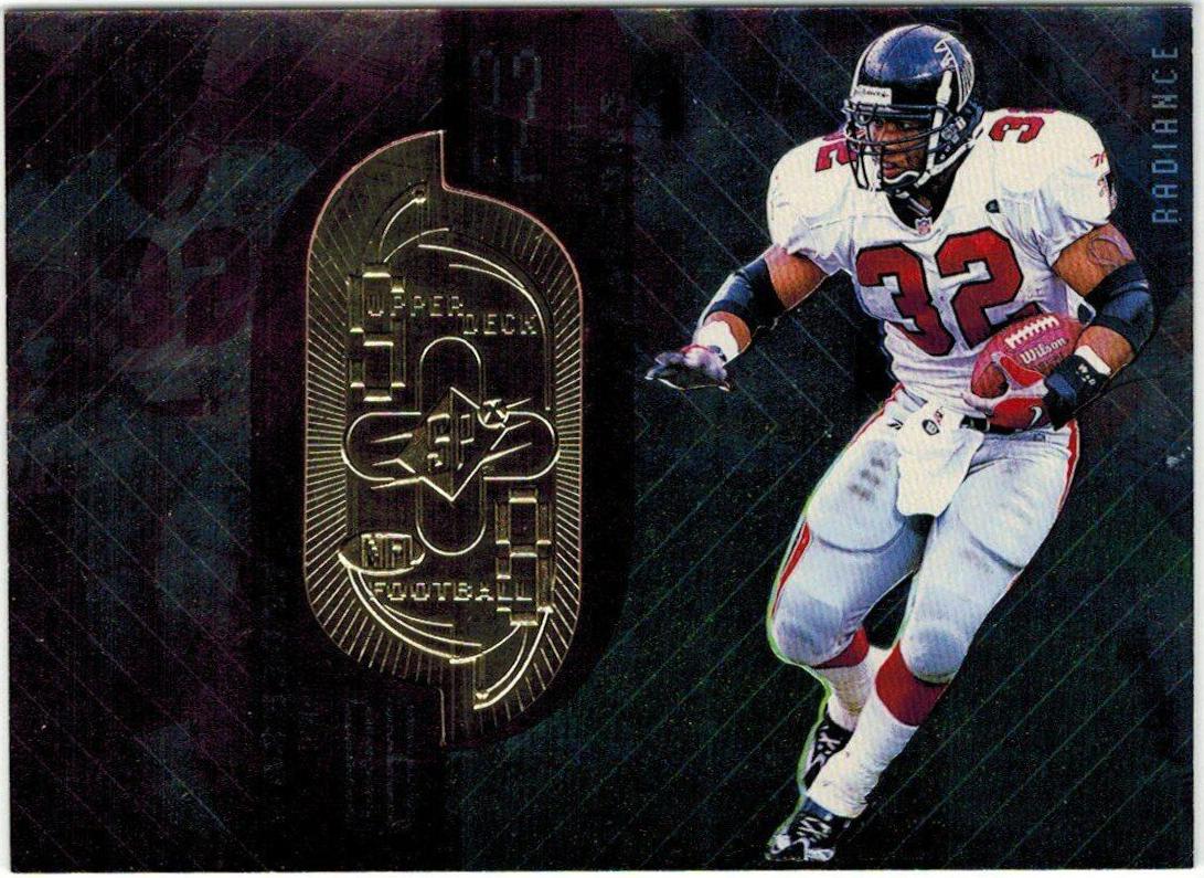 Jamal Anderson #4 Football Cards 1998 Spx Finite