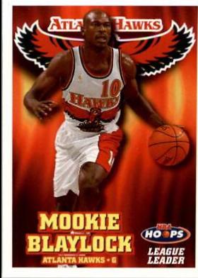 Mookie Blaylock #6 Basketball Cards 1997 Hoops