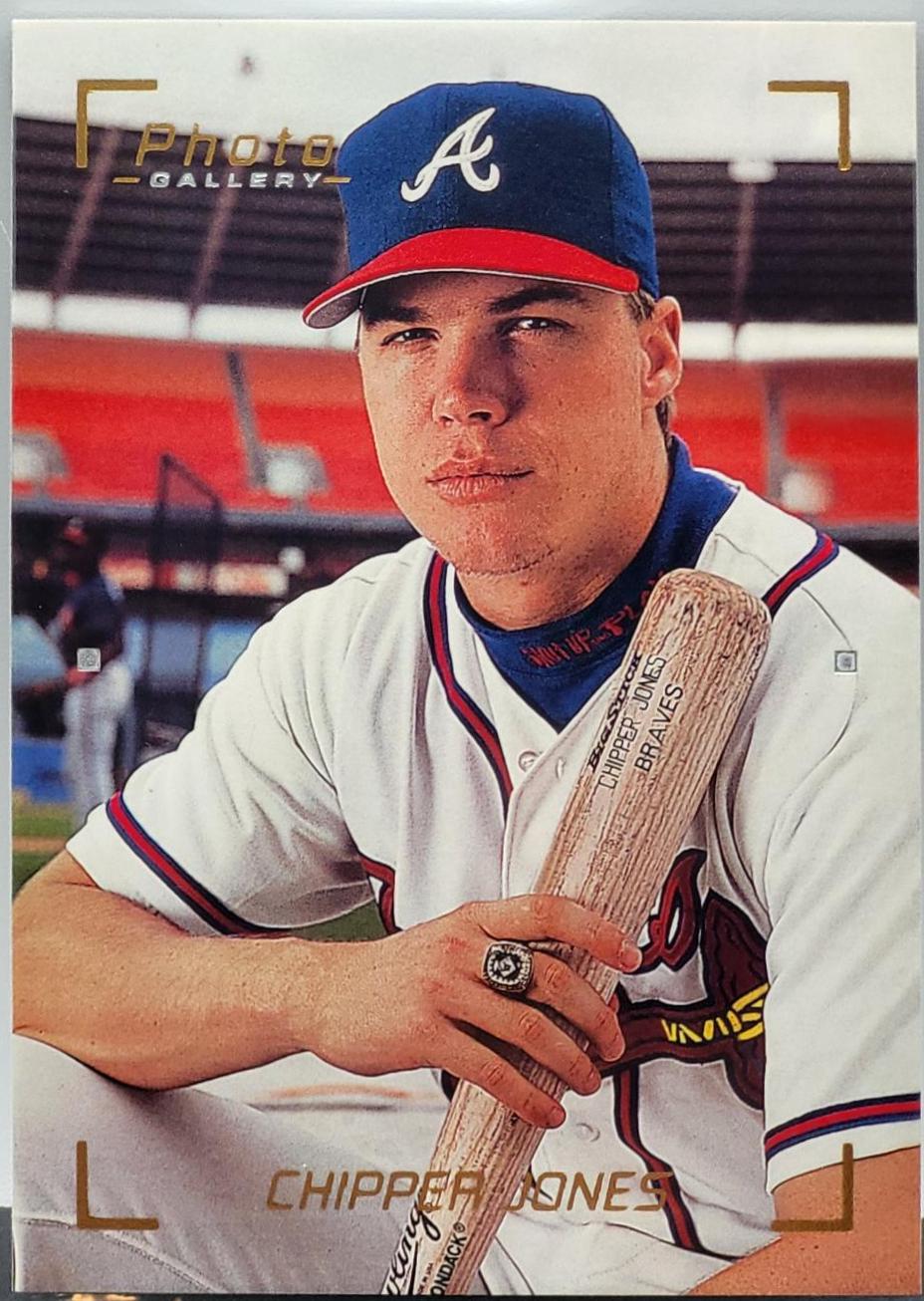Chipper Jones #PG5 Baseball Cards 1997 Topps Gallery Photo