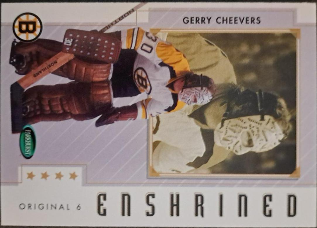 Gerry Cheevers #86 2003 Parkhurst Original Six Boston Hockey