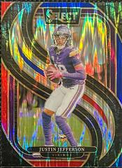 Justin Jefferson [Red Blue Prizm Shock] #174 Prices | 2024 Panini