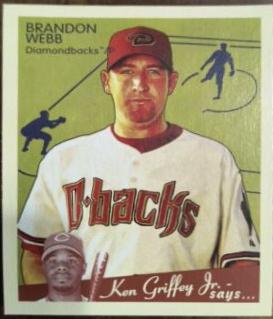 Brandon Webb #3 Baseball Cards 2008 Upper Deck Goudey