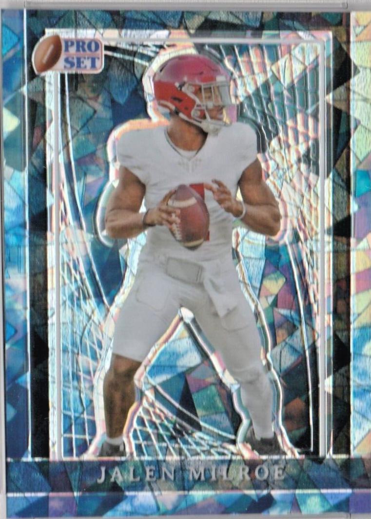 Jalen Milroe #68 2024 Pro Set Metal Football