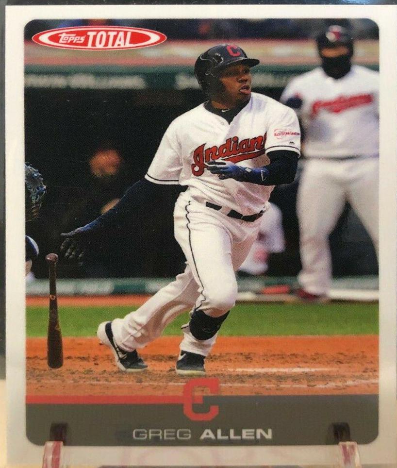 Greg Allen #8 Baseball Cards 2019 Topps Total