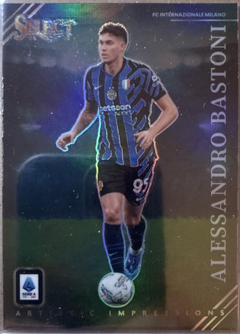 Alessandro Bastoni #9 2024 Panini Select Serie A Artistic Impressions