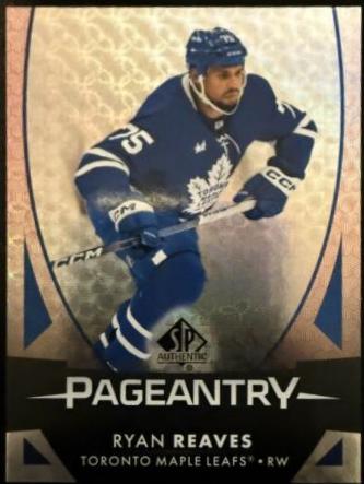 Ryan Reaves #P-43 Hockey Cards 2023 SP Authentic Pageantry