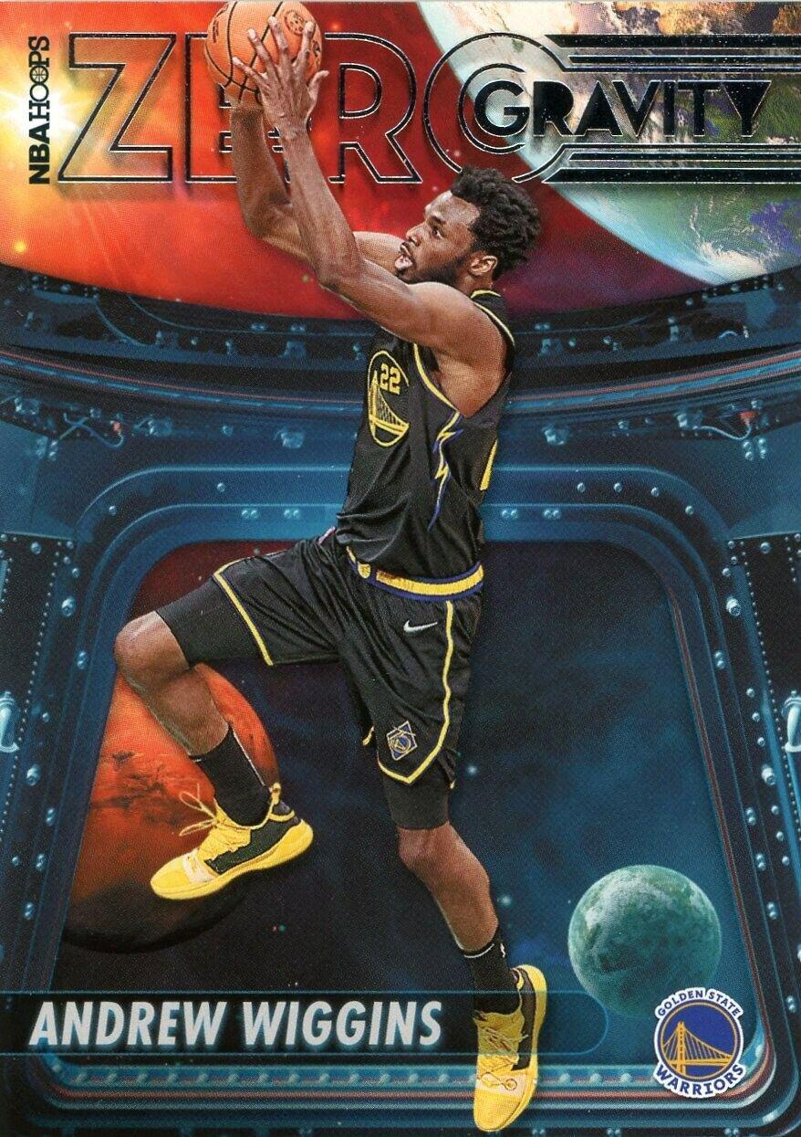 Andrew Wiggins #9 Basketball Cards 2022 Panini Hoops Zero Gravity