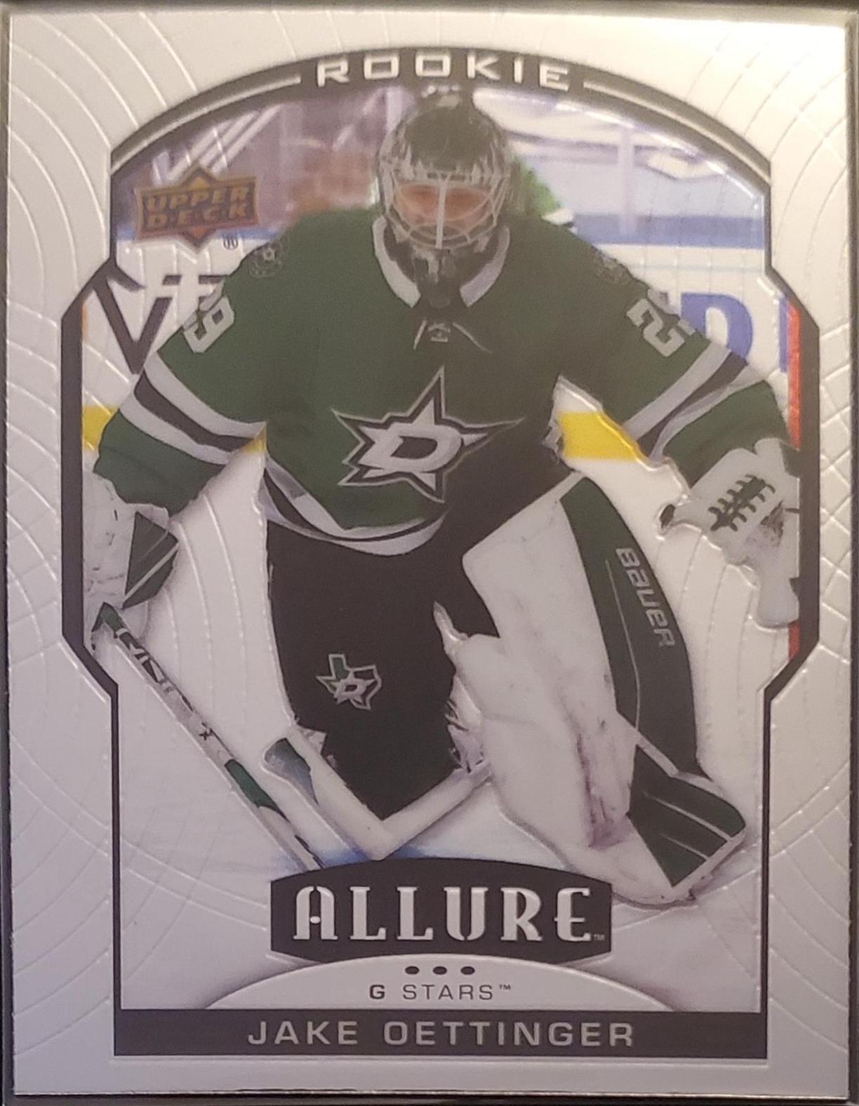 Jake Oettinger #91 Hockey Cards 2020 Upper Deck Allure